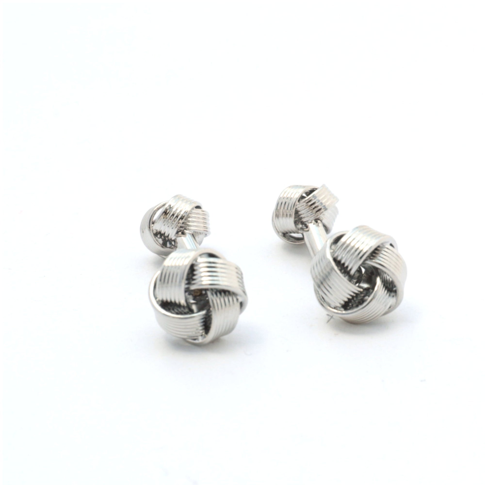 Double initial clearance cufflinks silver