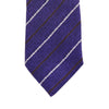 ERMENEGILDO ZEGNA Silk Tie Purple with white and Maroon Stripe 21-Cufflinks.com.sg | Neckties.com.sg