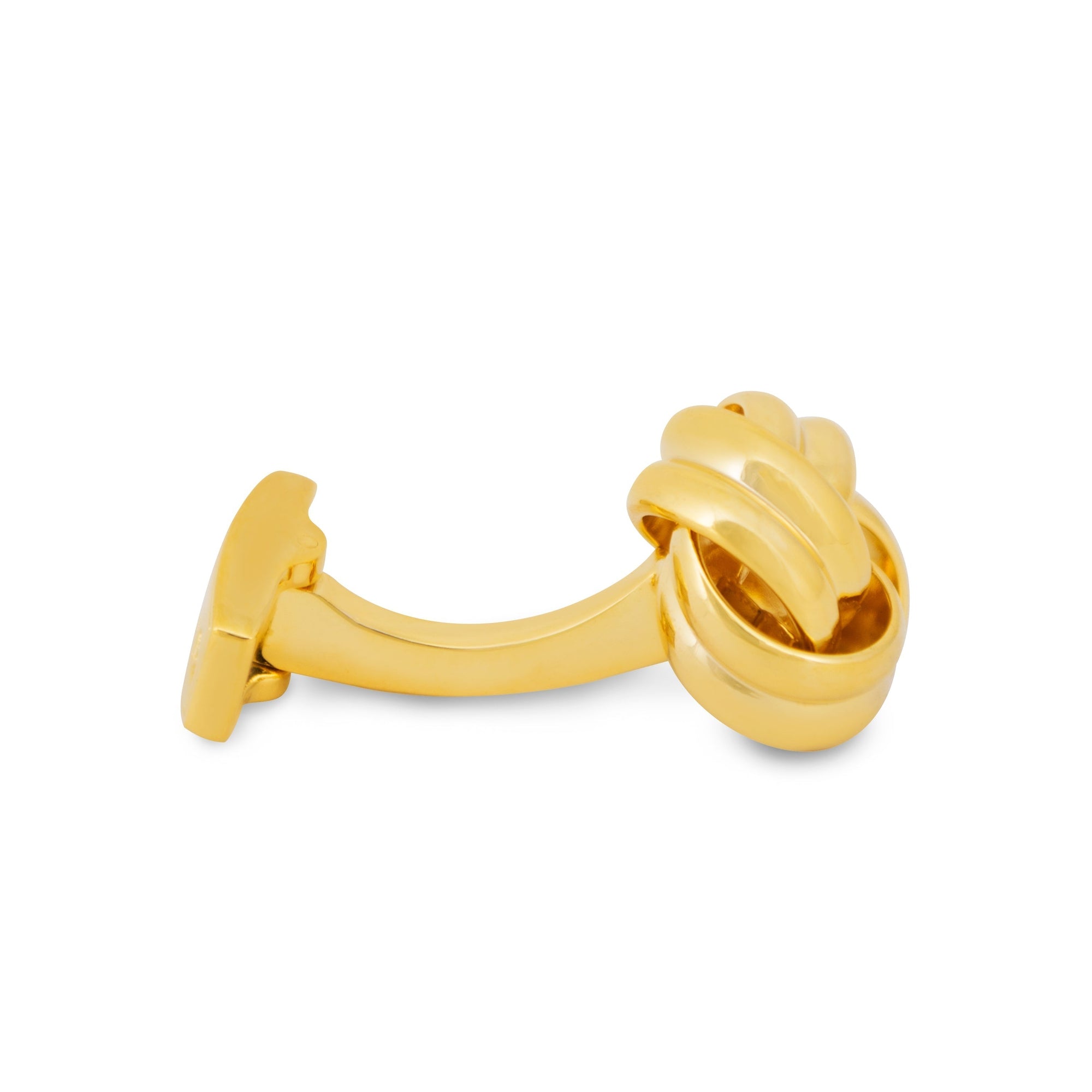 A.Azthom Gordian Knot Yellow Gold-tone Cufflinks-Cufflinks.com.sg