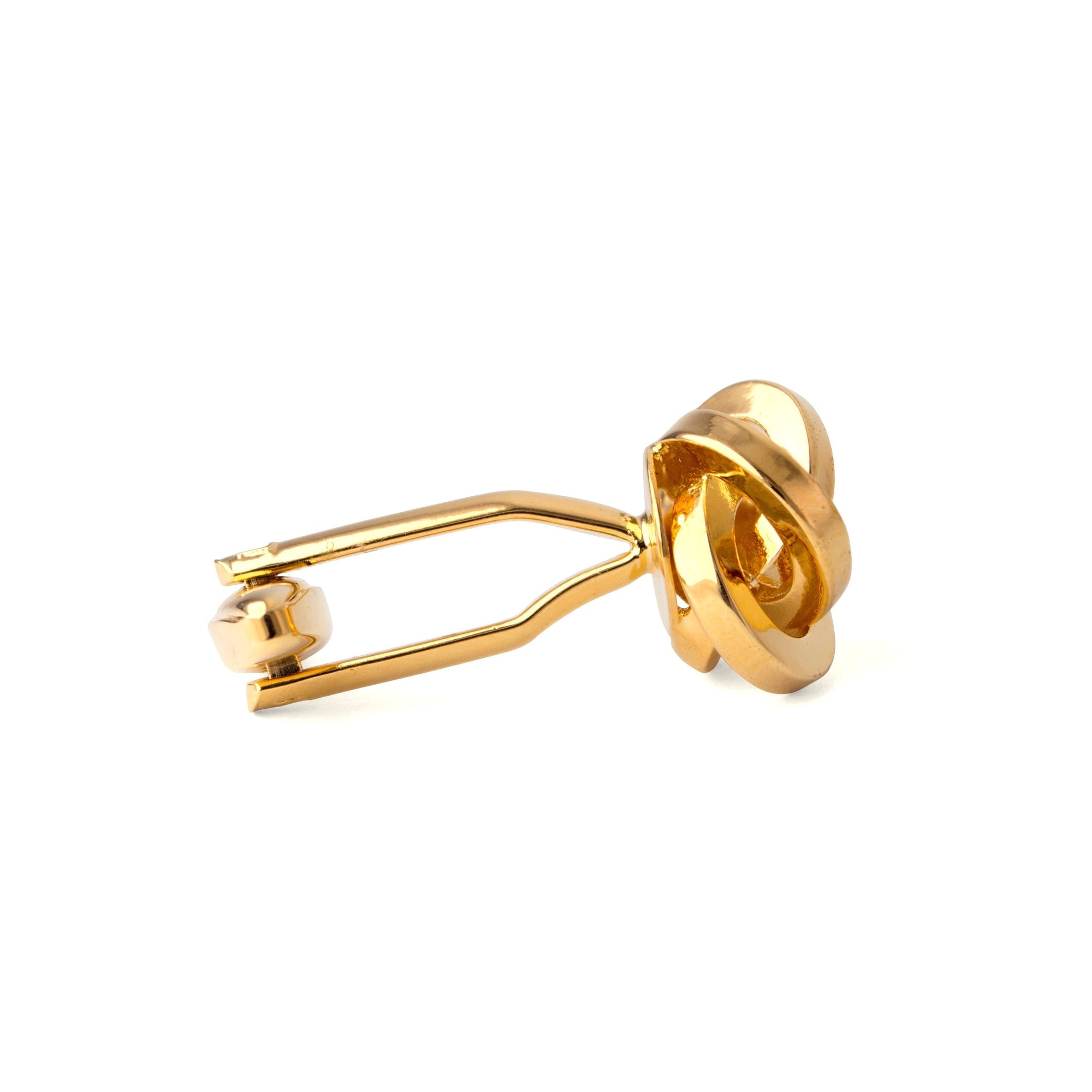 Knot Gold-toned brass cufflinks F-Cufflinks.com.sg