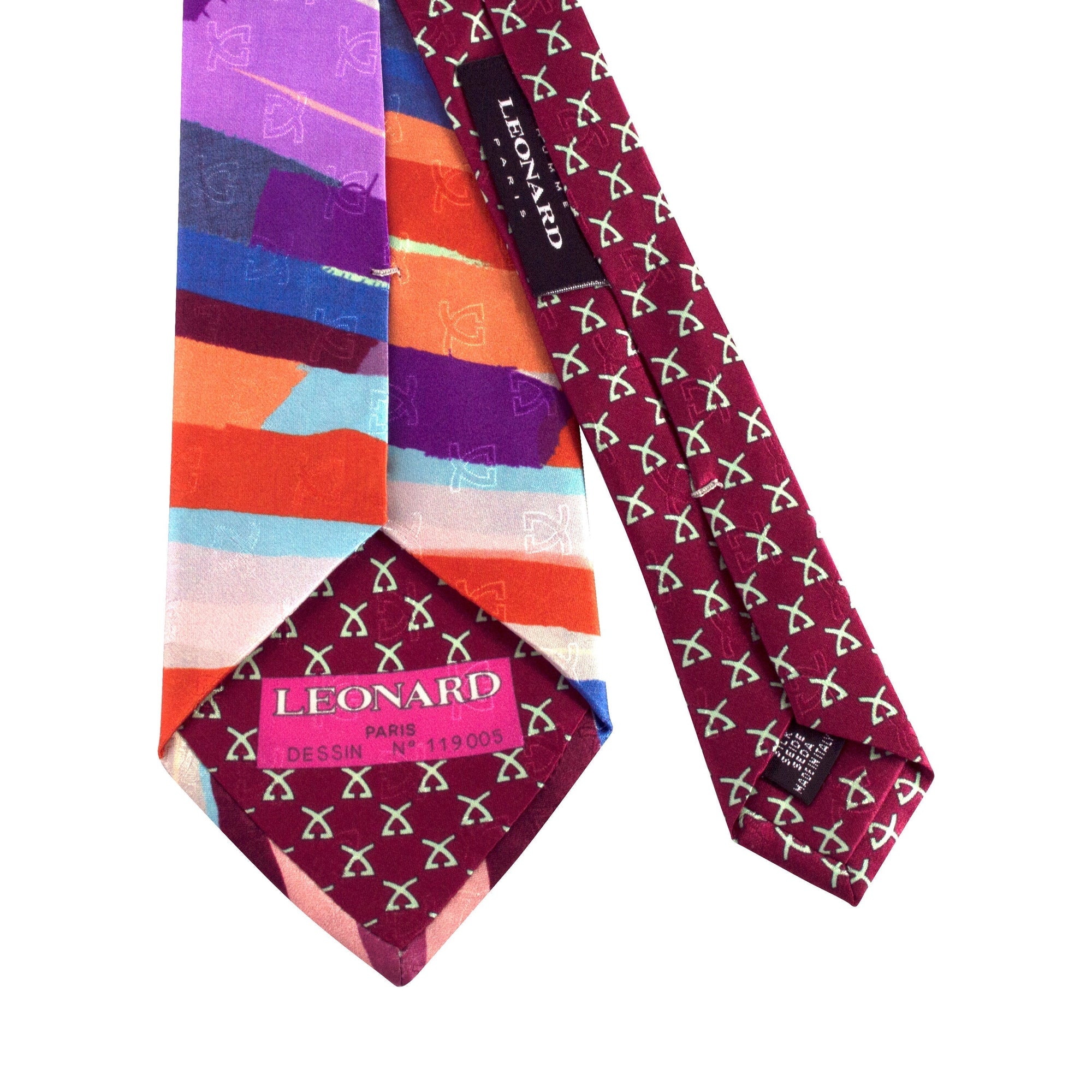 Leonard Silk Satin 8.5cm Tie-Cufflinks.com.sg | Neckties.com.sg