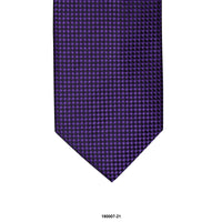 MarZthomson 8cm Dark Purple with Black Weaved Design Detail Tie-Cufflinks.com.sg | Neckties.com.sg