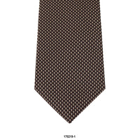 MarZthomson 8cm Double Diamond detail Tie in Brown M-Cufflinks.com.sg | Neckties.com.sg