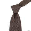 MarZthomson 8cm Double Diamond detail Tie in Brown M-Cufflinks.com.sg | Neckties.com.sg