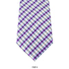 MarZthomson 8cm Gingham Checks Tie in Purple, Grey and Yellow A-Cufflinks.com.sg | Neckties.com.sg
