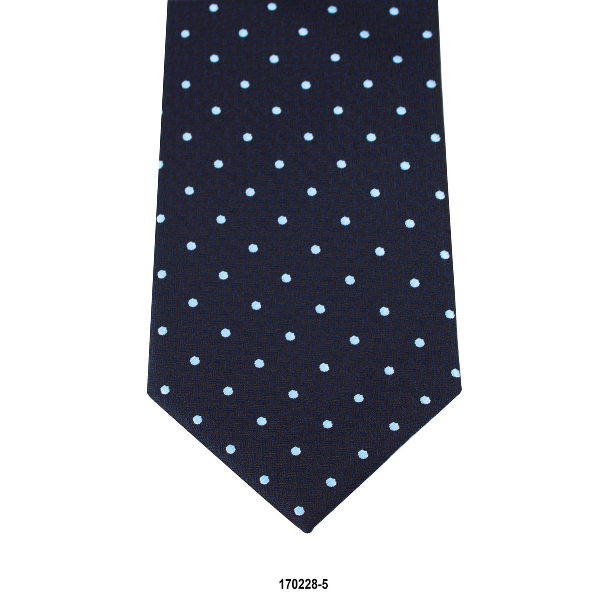 MarZthomson 8cm Polka Dot Tie in Dark Navy-Cufflinks.com.sg | Neckties.com.sg