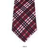 MarZthomson 8cm Tartan Checks Tie in Burgundy with Pink details-Cufflinks.com.sg | Neckties.com.sg