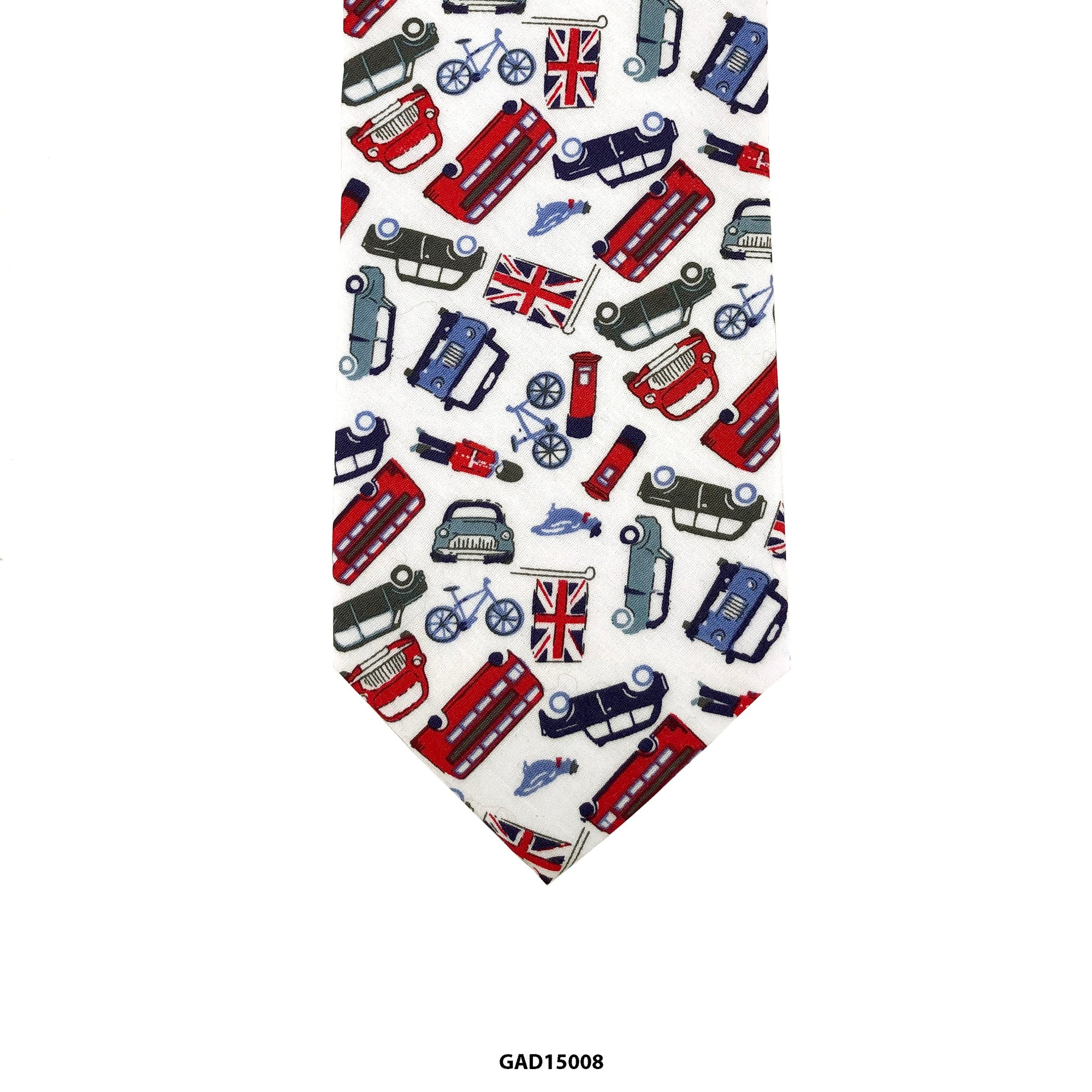 MarZthomson 8cm UK British Themed Icon Cotton Tie-Cufflinks.com.sg | Neckties.com.sg