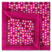 MarZthomson Colourful Bubble Dots Pocket Square-Pocket Squares-MarZthomson-Cufflinks.com.sg