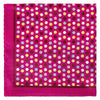 MarZthomson Colourful Bubble Dots Pocket Square-Pocket Squares-MarZthomson-Pink-Cufflinks.com.sg