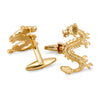 MarZthomson Golden Dragon Cufflinks - Good luck-Cufflinks.com.sg