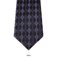 Marz 8cm Argyle Check Pattern Tie in Grey M-Cufflinks.com.sg | Neckties.com.sg