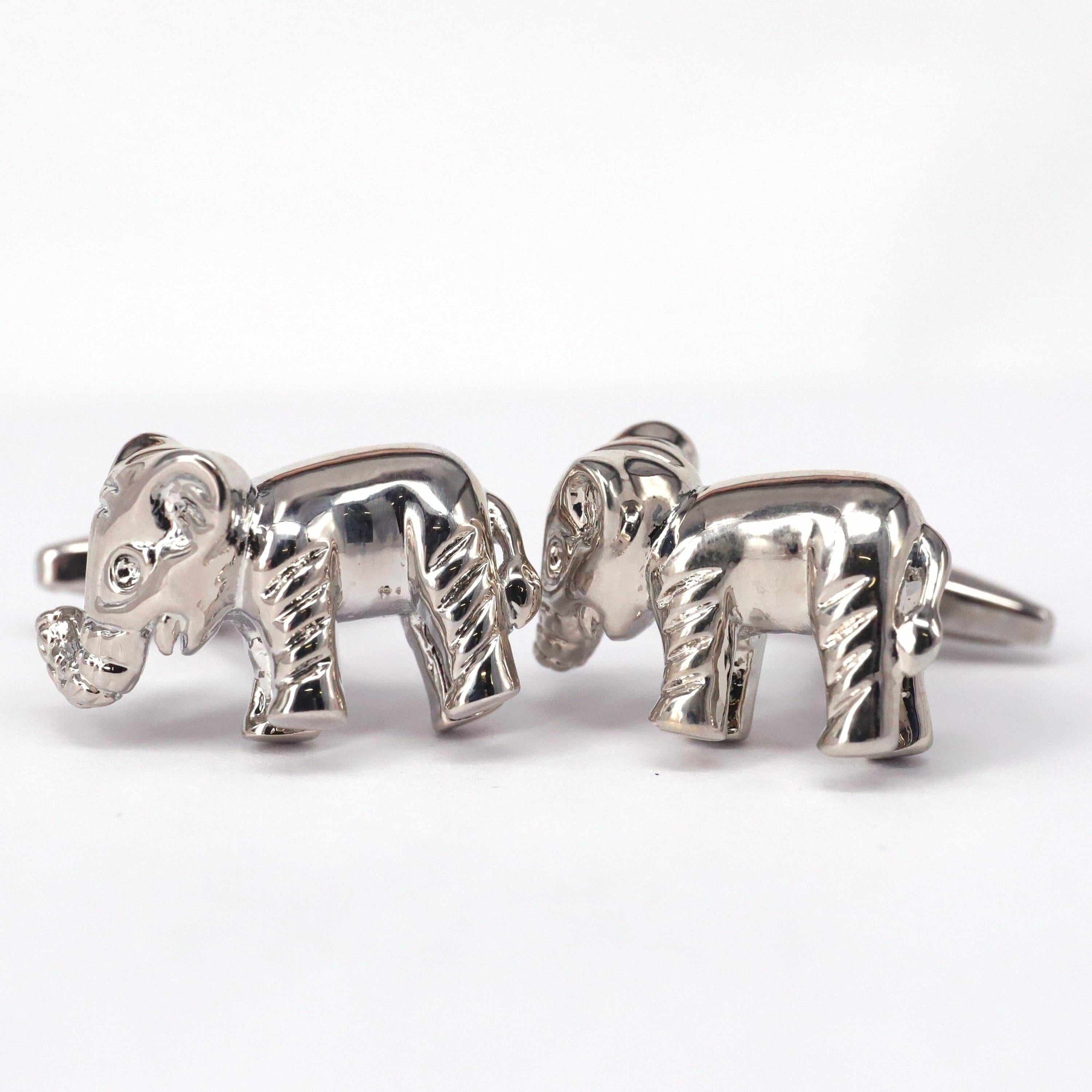 Marzthomson Elephant Cufflinks-Cufflinks.com.sg