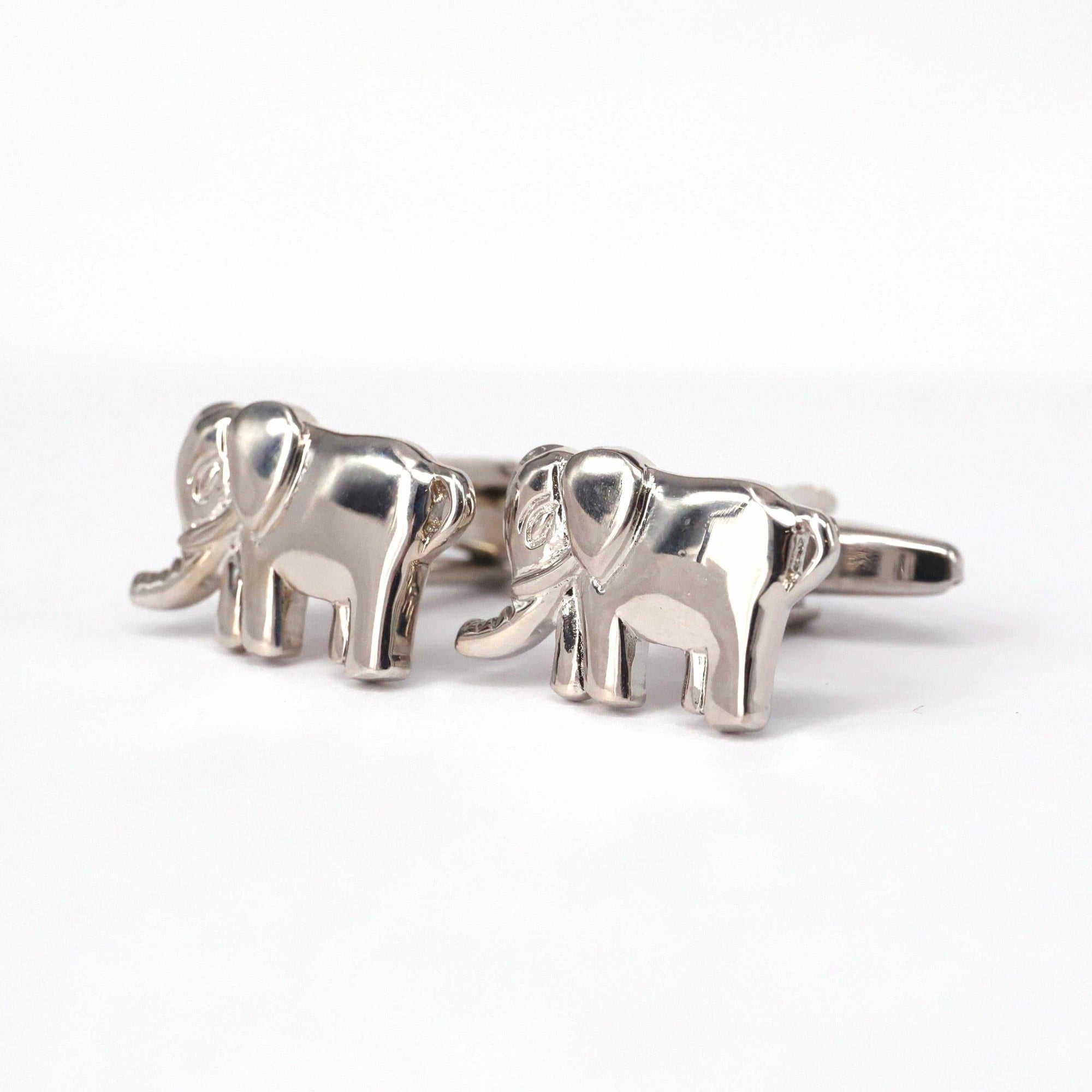 Marzthomson Elephant Cufflinks-Cufflinks.com.sg