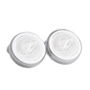 Monogram Etched Silver Clip-on Button Covers-Button Covers-A.Azthom-L-Cufflinks.com.sg
