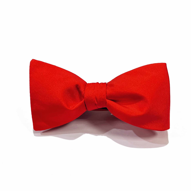 National Red Bow tie (Self /Ready) - Butterfly-Bow Ties-Orobianco-Cufflinks.com.sg