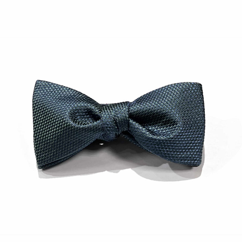 Orobianco Bow Tie (Self /Ready) - Butterfly-Bow Ties-Orobianco-Blue Green Woven FA6435-Cufflinks.com.sg