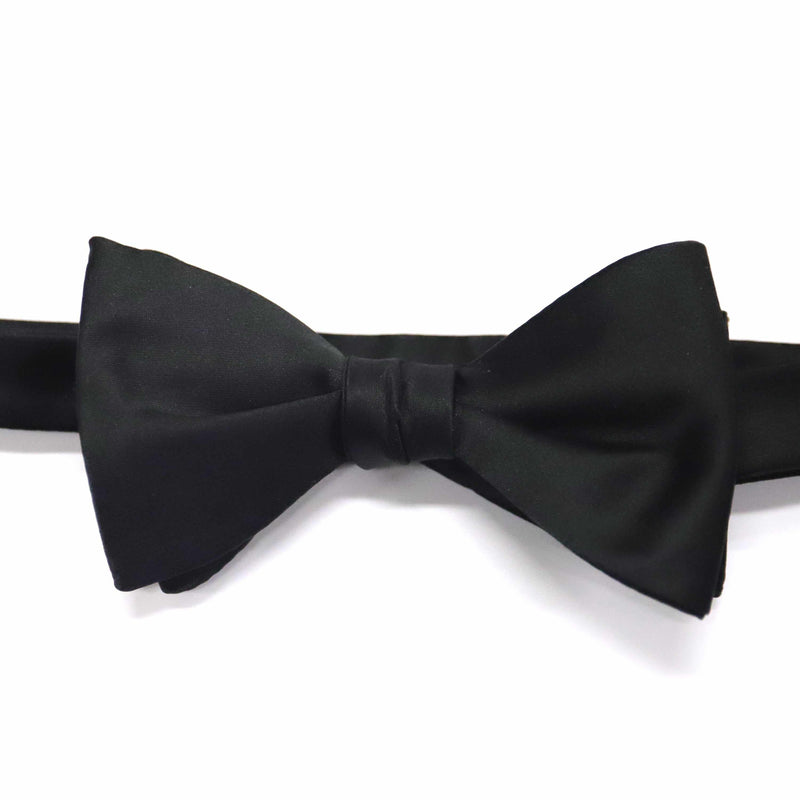 Orobianco L'unique Black Bow Tie- Self & Ready-Cufflinks.com.sg | Neckties.com.sg