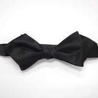 Orobianco L'unique Black Bow Tie- Self & Ready-Cufflinks.com.sg | Neckties.com.sg