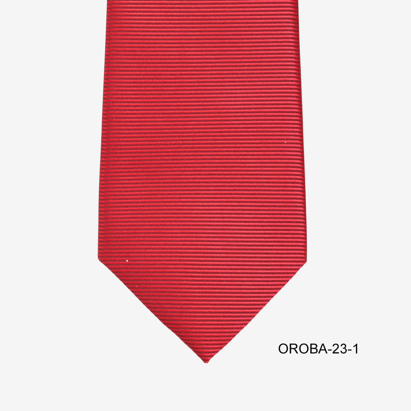 Orobianco L'unique Heavy Twille Red-Neckties-Orobianco L'unique-Cufflinks.com.sg