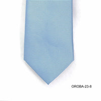 Orobianco L'unique OroTie Heavy Twill Light Blue-Neckties-Orobianco L'unique-Cufflinks.com.sg