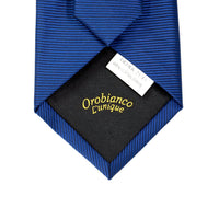 Orobianco L'unique OroTie heavy Twill Blue-Neckties-Orobianco L'unique-Cufflinks.com.sg