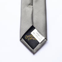 Orotie Skinny Tie in Silver 5cm-Cufflinks.com.sg