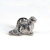 Otter Singapore Silver Pin-MarZthomson-Cufflinks.com.sg