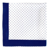 Polka Dot Pocket Square-Pocket Squares-MarZthomson-Blue-Cufflinks.com.sg