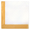 Polka Dot Pocket Square-Pocket Squares-MarZthomson-Yellow-Cufflinks.com.sg
