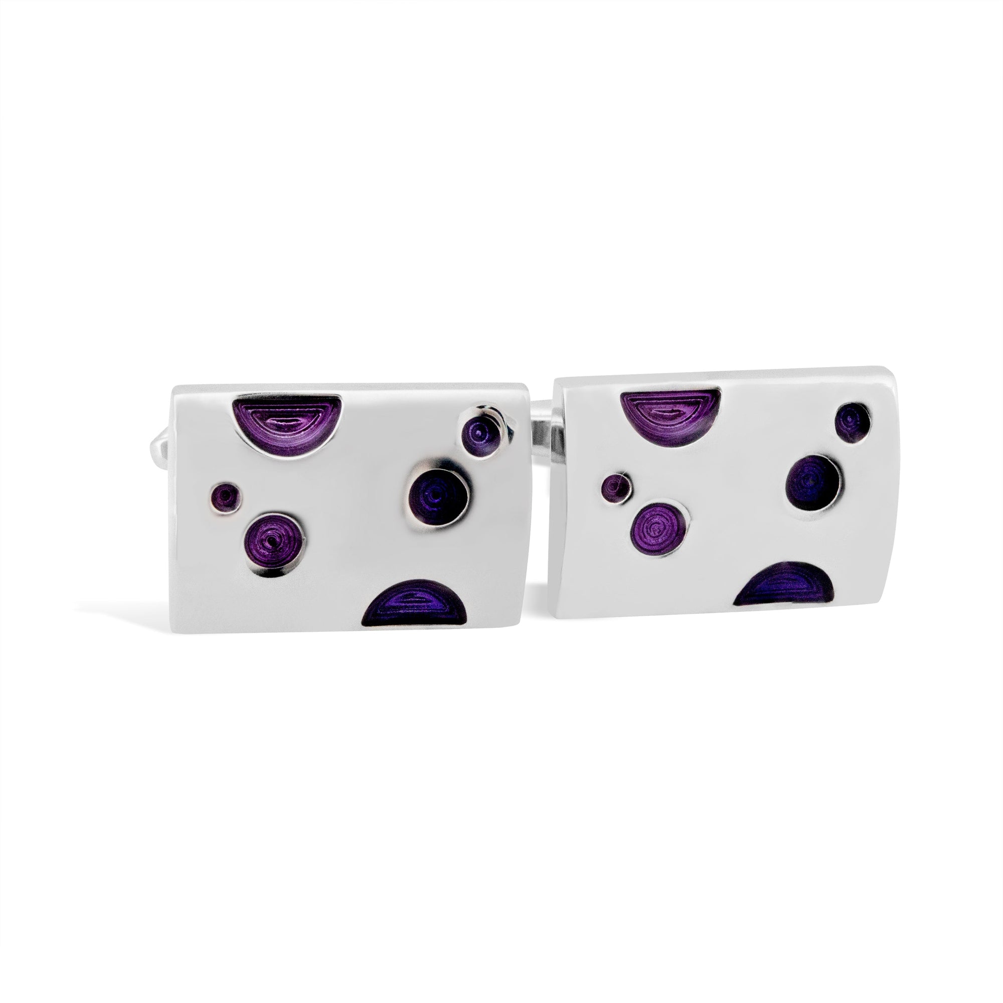 Purple Cheese Cufflinks-Cufflinks.com.sg