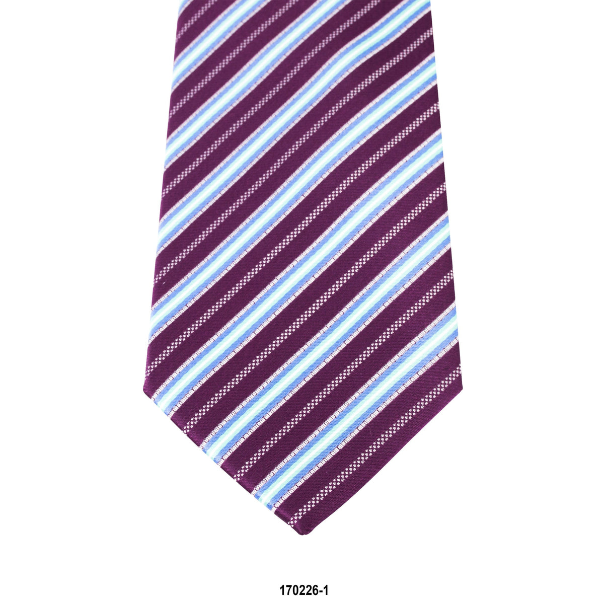 Purple stripe with light blue Neckties J-Cufflinks.com.sg | Neckties.com.sg