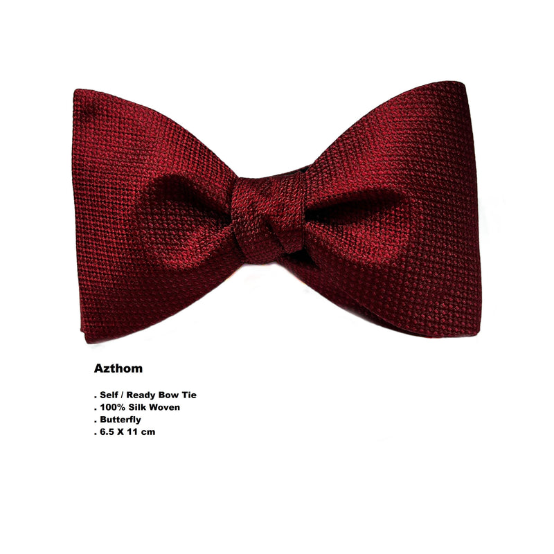 Red Woven Bow Tie
