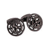 Rotatable Gunmetal Bike Gear Cufflinks-Cufflinks.com.sg