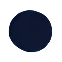 Round Pocket Square in Navy with Light Blue Edges-Pocket Squares-MarZthomson-Cufflinks.com.sg