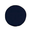 Round Pocket Square in Navy with Light Gold Edges-Pocket Squares-MarZthomson-Cufflinks.com.sg