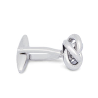 Silver Knot Cufflinks-Classic Cufflinks-MarZthomson-Cufflinks.com.sg