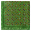 Small Paisley Design Pocket Square-Pocket Squares-MarZthomson-Green-Cufflinks.com.sg