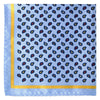 Small Paisley Design Pocket Square-Pocket Squares-MarZthomson-Light Blue-Cufflinks.com.sg
