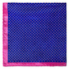 Square Dots Pocket Square-Pocket Squares-MarZthomson-Electric Blue - pink-Cufflinks.com.sg