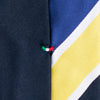 Stefano Cau PANEL DOUBLE STRIPE SATIN TIE - NAVY/BLUE/YELLOW-Cufflinks.com.sg | Neckties.com.sg