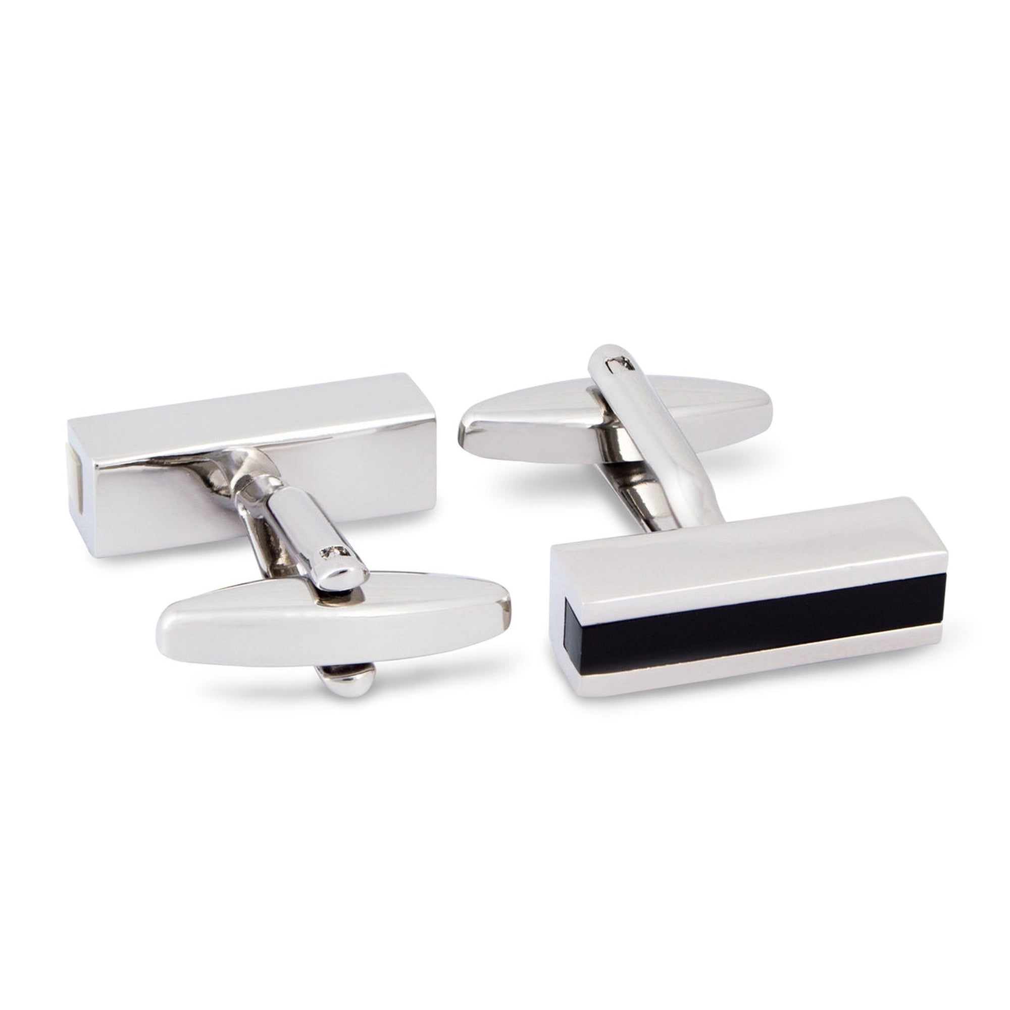 The Black Bar Cufflinks-Classic Cufflinks-MarZthomson-Cufflinks.com.sg