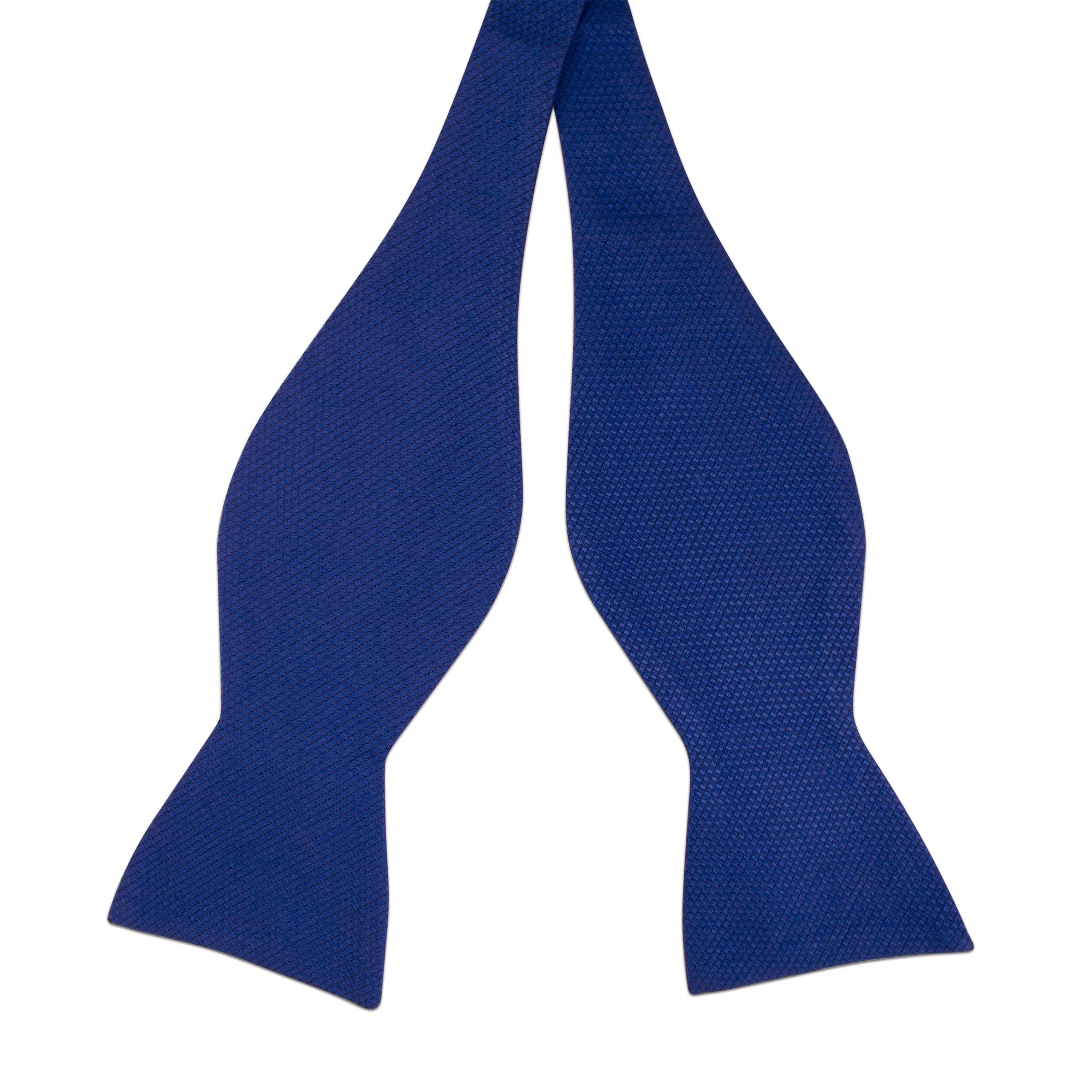 Ultramarine Textured Self Tie and Ready Made Bow Tie-Bow Ties-A.Azthom-Cufflinks.com.sg