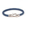 Ziggy Silver Bracelet - Blue BL4634-Bracelets-Tateossian-Cufflinks.com.sg