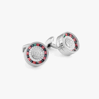 Roulette cufflinks in stainless steel - Tateossian